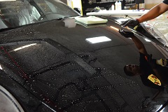 Clay bar treatment on all painted surfaces in order to remove all embedded contaminants