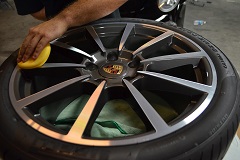 Inside-out rim barrels cleaning and treated with a semi-permanent coating