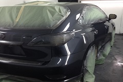 Professional repair - Paint prepping, sanding, priming, taping, painting, clear coating and drying