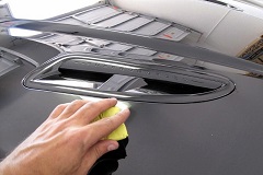 Clay bar treatment on all painted surfaces in order to remove all embedded contaminants	